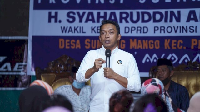 Wakil Ketua DPRD Sulsel, Syaharuddin Alrif.