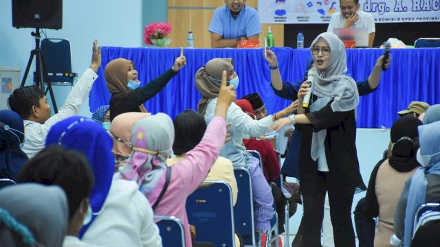 Anggota DPRD Provinsi Sulsel, Andi Rachmatika atau biasa disapa Cicu kembali menemui konstituen. 