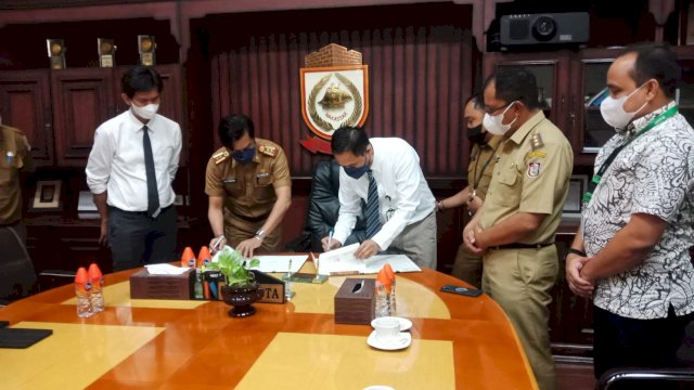 Mudahkan Pembayaran PBB melalui Start Up, Bapenda Makassar Bersama Bank Sulselbar Teken MOU