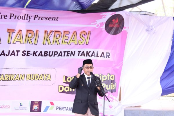 Apresiasi Lomba Tari SMA se-Takalar, Wabup Achmad Se’re: Kegiatan Positif Anak Muda