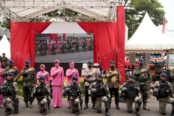 76 Tahun Korps Brimob, Plt Gubernur Sulsel Harap Semakin Profesional, Tangguh, dan Presisi
