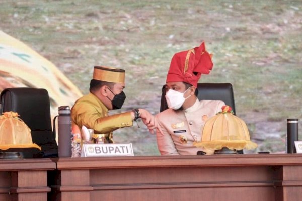 HUT Ke-701 Gowa, Bupati Adnan: Pak Gubernur, Jalan Hertasning Tun Abdul Razak Rusak Parah Mohon Diperhatikan
