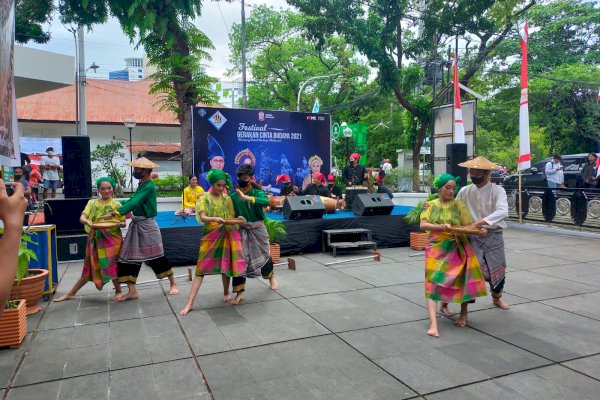 Keren Aksi Festival Gerakan Cinta Budaya di Makassar
