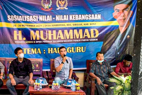 Legislator NasDem Sulsel H. Muhammad: Peran Guru Tak Dapat Digantikan Oleh Teknologi