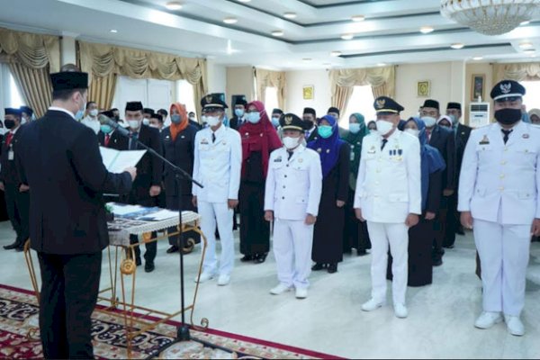 64 Pejabat Pemkab Pangkep Dilantik