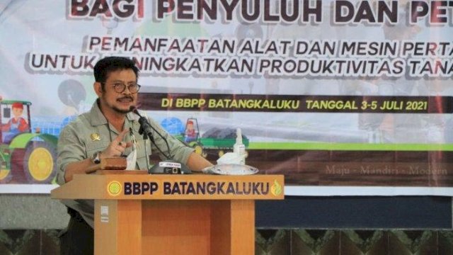 Mentan SYL di Gowa Sulsel: Kementan Latih Penyuluh dan Petani Kuasai Teknologi