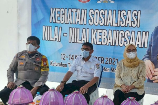 Legislator NasDem Sulsel Rezki Lutfi Sosialisasi Nilai Kebangsaan Sambil Ajak Warga Ikut Terus Vaksin
