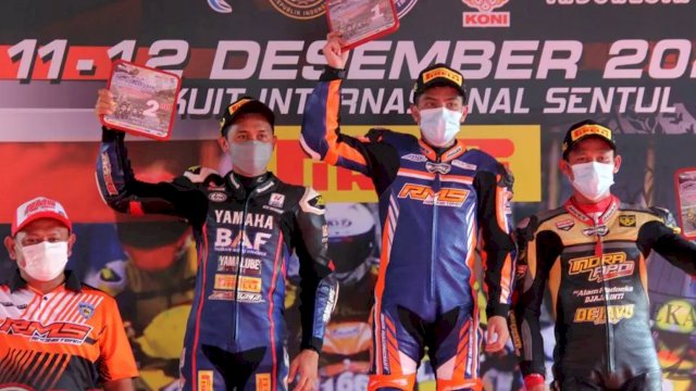 Wildan Goma, Pembalap RMS Racing Team Sabet Juara MP1 di Piala Presiden 2021