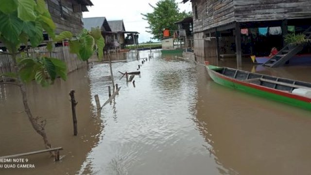 Ratusan Rumah Terendam Banjir di Sidrap Sulsel