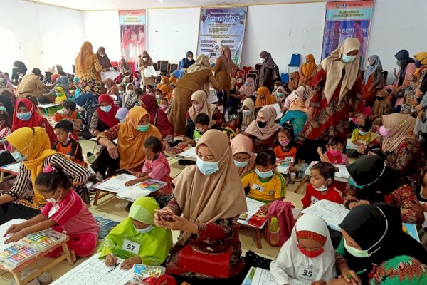 Lomba Mewarnai-Menggambar Anak Usia Dini di Pangkep