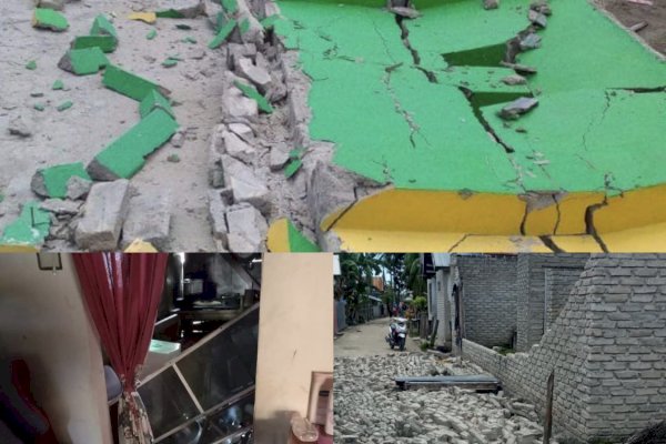 346 Rumah Warga Selayar Sulsel Rusak Akibat Gempa NTT