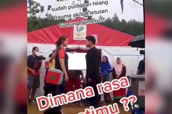 Lokasi Pengungsian Semeru Jadi Tempat Syuting Sinetron, Netizen: Semoga Para Artisnya Tertimbun Tanah