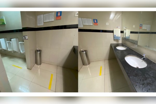 Kondisi Toilet Bandara Sultan Hasanuddin Makassar Kurang Terawat, Kran Air-Tisu Tidak Ada, Bau Lagi!