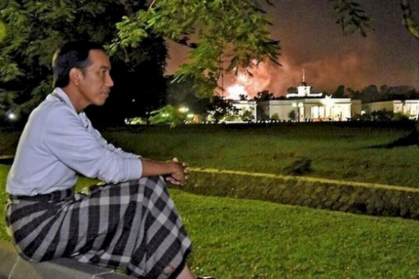 Jokowi Malam Tahun Baru di Istana Bogor, Sangat Sederhana dan Tak Ada Acara Khusus