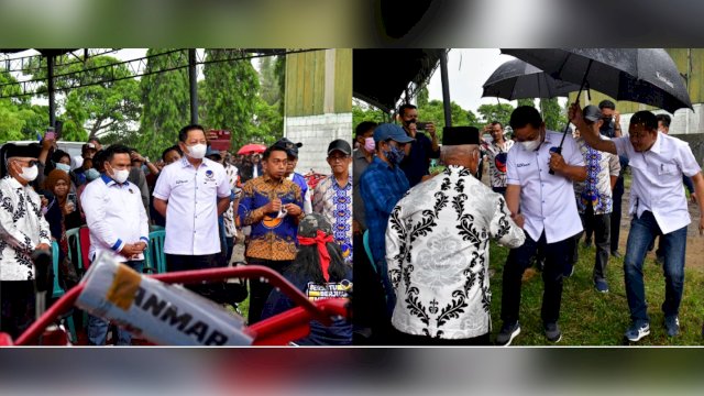 Wakil Ketua Komisi IV DPR RI Rusdi Masse bertemu warga Kabupaten Enrekang, Sulsel. Bupati hingga Wabup terlihat ikut hadir.
