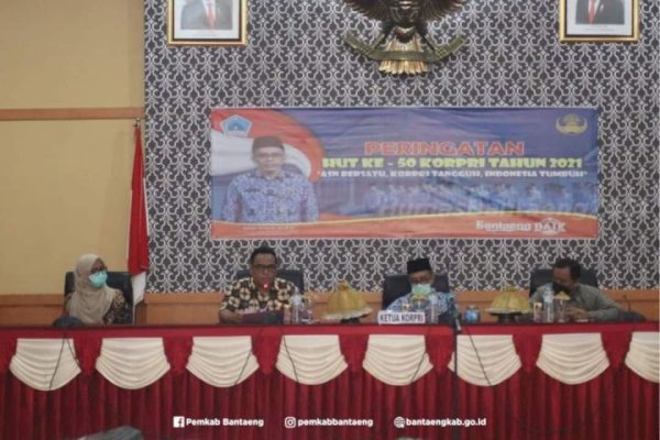 Semarakkan HUT KORPRI Ke-50, Pemkab Bantaeng Gelar Berbagai Rangkaian Kegiatan