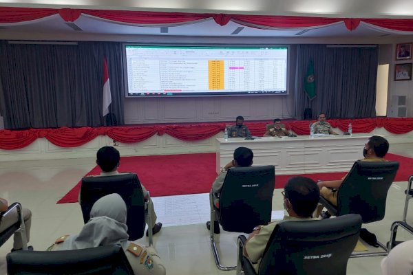 Walikota Judas Evaluasi Percepatan Vaksinasi di Palopo Sulsel