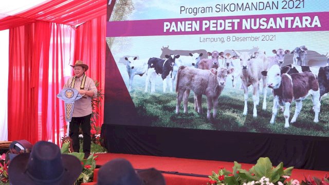 Ketua Komisi IV DPR RI Bangga Kementan Panen Pedet