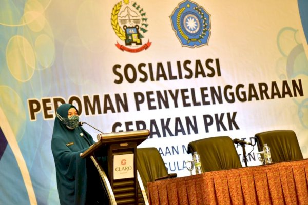 Plt Ketua TP PKK Sulsel Naoemi Octarina Evaluasi Pelaksanaan Program Tahun 2021