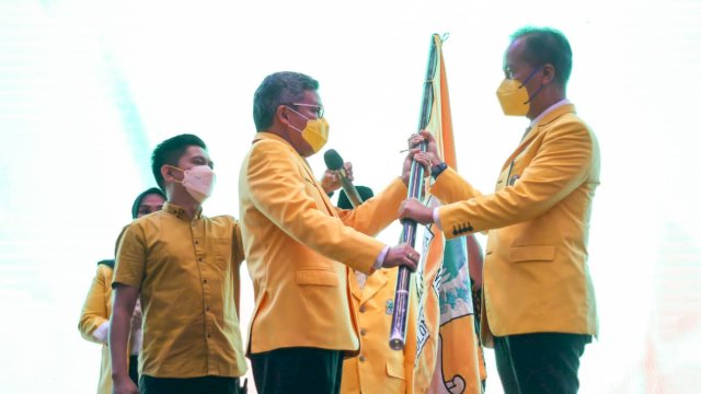 Pelantikan DPD I Golkar Sulsel.