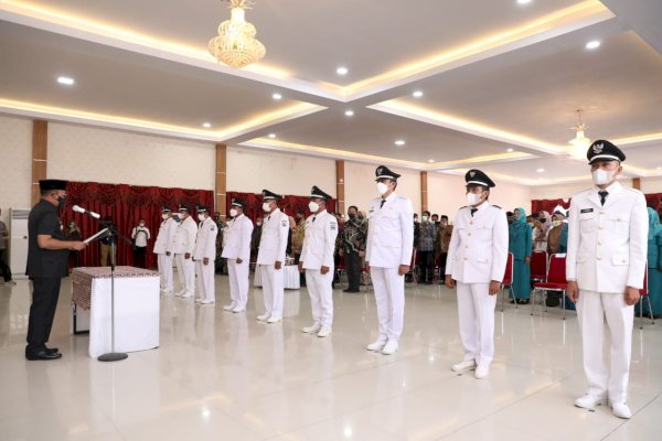 Sembilan Kepala Desa Resmi Dilantik Oleh Bupati Bantaeng