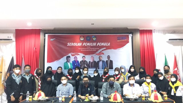 Sekolah Pemilih Pemula yang dilaksanakan KPU Makassar.(F-Istimewa)