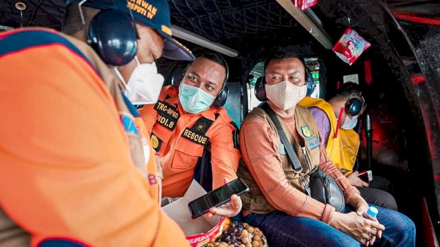 Bersama Pangdam dan Kapolda, Plt Gubernur Sulsel Tinjau Pulau Bonerate Selayar yang Terdampak Gempa.