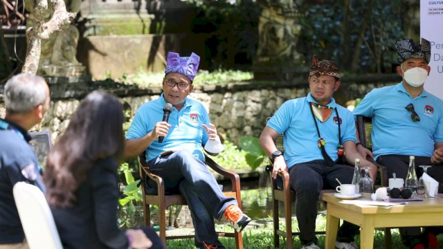 Wali Kota Makassar Moh. Ramdhan "Danny" Pomanto dalam sesi Mayor Talk.