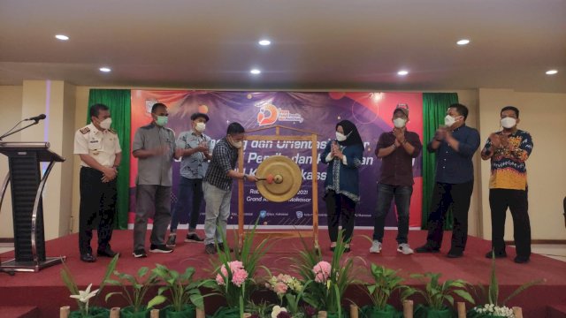 KPU Makassar Launcing KP3. (F-Musa)