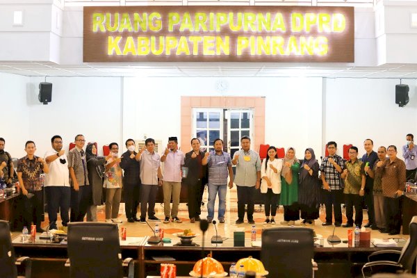 Pansus Ranperda Produk Hukum DPRD Sulsel Berkunjung ke Pinrang