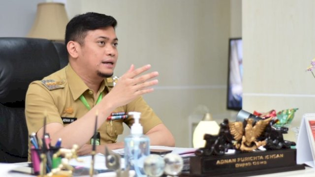 Bupati Gowa Adnan Instruksikan Pangkas Pohon Berpotensi Tumbang