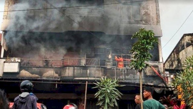 Kebakaran di Toraja Utara, yang menewaskan 1 orang.(F-Int).