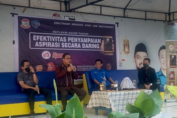 Refleksi Akhir Tahun, DPRD Makassar Kembali Sosialisasikan Aplikasi Ajamma Kepada Masyarakat