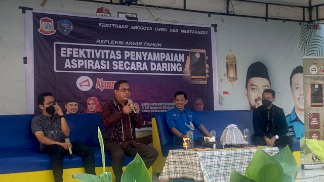 Refleksi Akhir Tahun, DPRD Makassar Kembali Sosialisasikan Aplikasi Ajamma Kepada Masyarakat