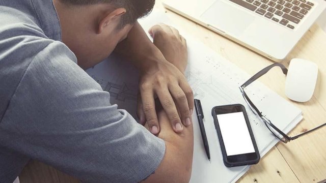 Ilustrasi Orang Mengantuk.