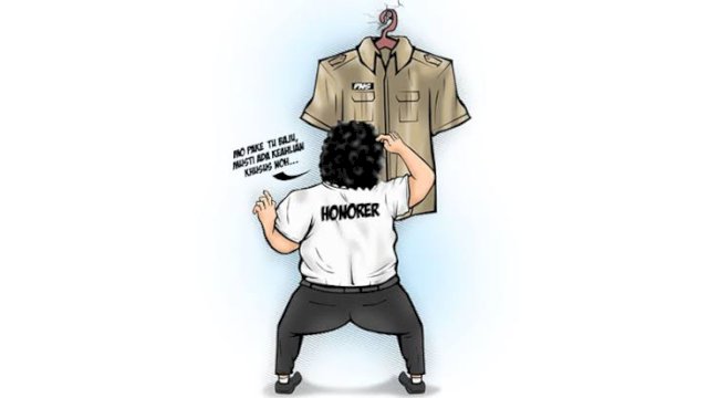 Ilustrasi Tenaga Honorer.(F-Int)