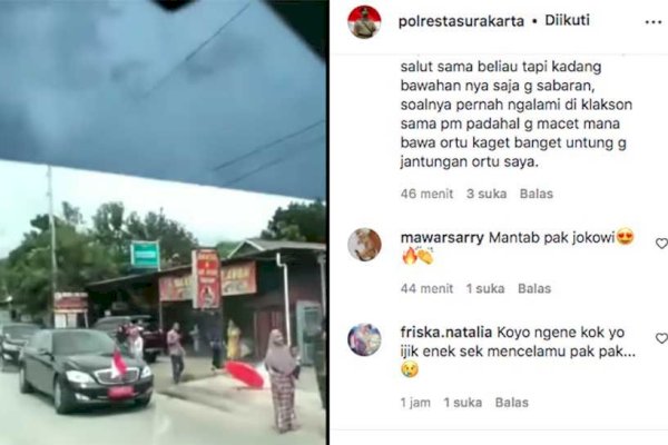 Rombongan Presiden Jokowi Beri Jalan Ambulans Viral di Media Sosial