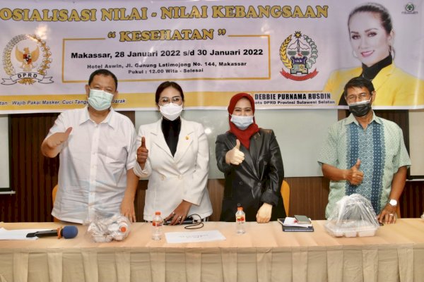 Anggota Fraksi Golkar Sulsel Debbie Rusdin Bicara Peran Kesehatan dalam Menjaga Nilai Kebangsaan