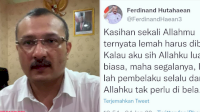 Ferdinand Hutahaean Tulis &#8216;Allahmu Lemah&#8217;, PP Muhammadiyah: Intoleransi, Rendahkan-Hina Tuhan Agama Lain