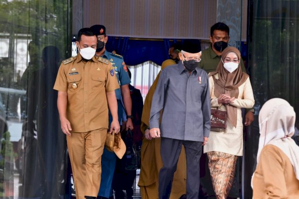 Tiba di Sulsel, Wapres Ma’ruf Pimpin Rapat Sosialisasi Mal Pelayanan Publik hingga Bahas UMKM