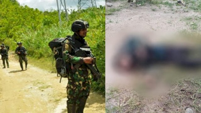 Ilustrasi Terduga Teroris Poso yang tewas tertembak.(F-Int)