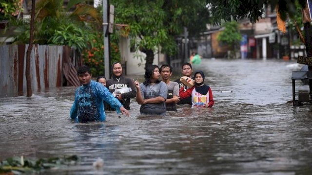 Sejumlah Ruas Jalan di Jakarta, Tergenang Banjir hingga 70 Cm. (F-Int)