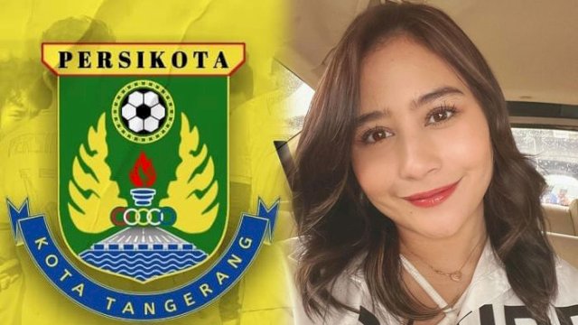 Prilly Laticonsina Resmi jadi Pemilik Klub Persikota Tanggerang. (F-Int)