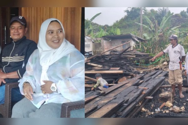 Didatangi Legislator NasDem Enrekang Sulsel Hawa, Korban Kebakaran di Desa Pekalobean Tak Henti-hentinya Terima Kasih