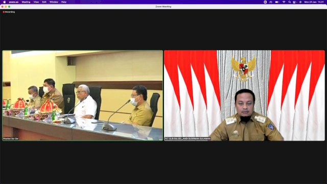 BPK RI Mulai Lakukan Pemeriksaan Interim LKPD TA 2021, Plt Gubernur Sulsel Minta OPD Proaktif Kebutuhan Data