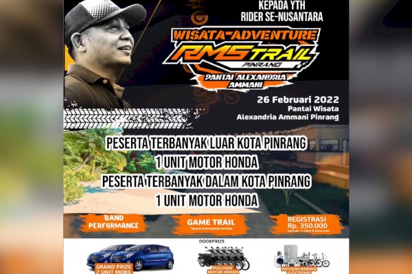 Untuk Rider Trail Se-Indonesia Jangan Lewatkan Wisata Adventure RMS Trail Pinrang, Ada Hadiah Mobil-Motor!