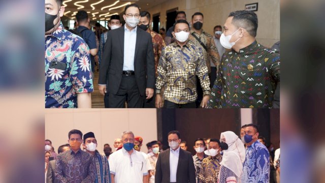 Elite NasDem Sulsel &lsquo;Tenteng&rsquo; Anies Baswedan Sapa Masyarakat di Makassar