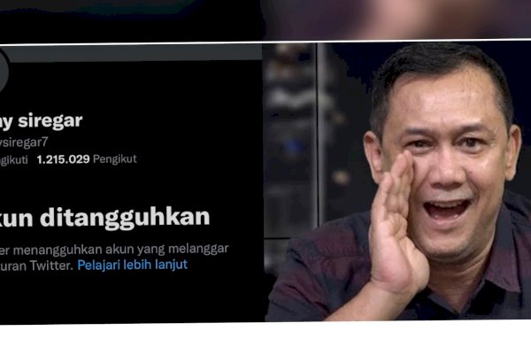 Akun Denny Siregar Ditangguhkan Twitter, Tokoh NU: Semoga Selamanya