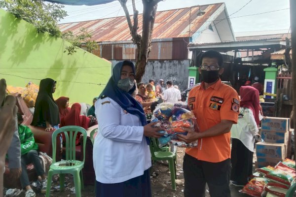 Kebakaran di Makassar, Plt Gubernur Sulteng Andi Sudirman: BPBD Provinsi Telah Salurkan bantuan