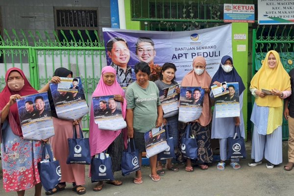 Legislator NasDem Sulsel Andre Tanta Peduli Hadir Langsung di Tengah-tengah Masyarakat Kesusahan di Makassar